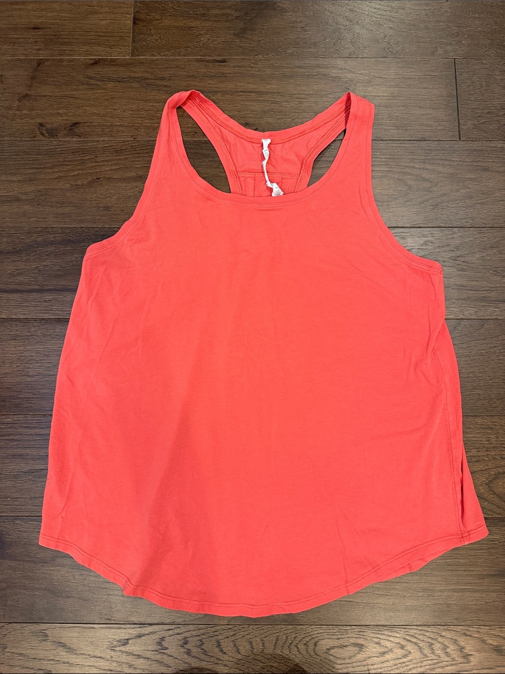 Lululemon Coral Orange Racerback Tank Top Athletic Workout Size 12 - C30-098